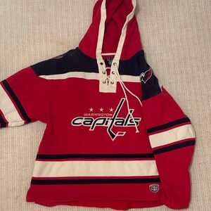 Washington Capitals Vintage Hockey Hoodie